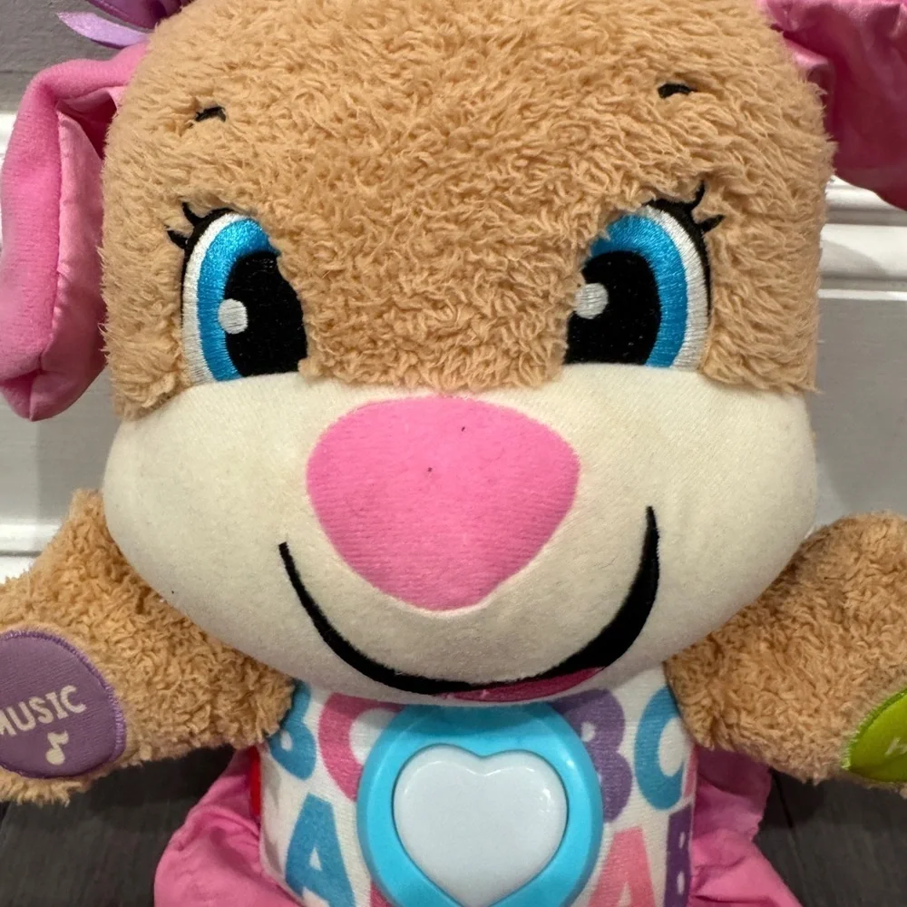 Fisher-Price Laugh & Learn Puppy Big Sis Smart Electronic Toy Stuffed Animal